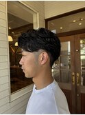 毛流れセンターパート