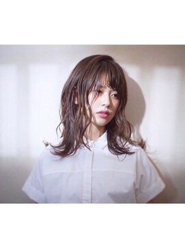 スープル(SOUPLE.) ウエット×外ハネMIXウェーブ