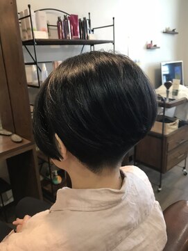 ケアルタイム(Curel time) 刈上げショートボブ
