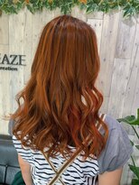 ブリーズ(BREAZE)&nbsp;魅力いっぱいオレンジヘアカラー［博多美容室］
