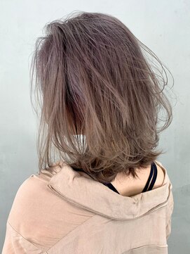 アルバム 銀座(ALBUM GINZA) グラデーションベージュ_ココアブラウンセシルカット_ba297653