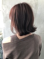 ゼストプラス(ZEST plus) ぷつっとカット+髪質改善カラー モーブピンク