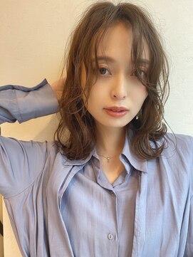 ロンド パルティール 大宮(Lond partir) 【神田安優奈】大人カジュアルな外ハネミディ