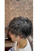 クリエイティブ ヘアー ワタナベ(Creative Hair Watanabe) 波巻×ツイスパ/チャコールグレー