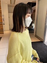 バディ ヘア フレス(BUDDY HAIR FRAIS)&nbsp;ぷつっと切りっぱなしボブ×インナーカラー