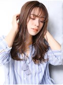 大人可愛い小顔美髪ツヤ髪く大人ガーリーショコラアッシュA4
