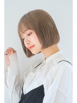 ガリカ ハラジュク(Gallica harajuku) 髪質改善ハイトーンぷつっとボブ簡単スタイリング/10代20代