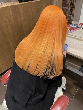 アース 会津若松店(HAIR&MAKE EARTH) オレンジカラー
