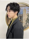 ハンサムショート×パーマ