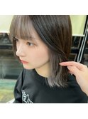 インナーカラー10代20代シルバーカラーケアブリーチ