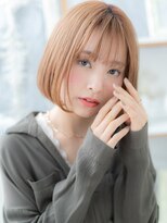 モッズヘア 越谷(mod's hair)&nbsp;★シルキーベージュ前下がりワンカール大人ボブ20代30代40代★10