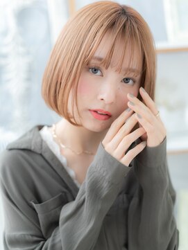 モッズヘア 越谷(mod's hair) ★シルキーベージュ前下がりワンカール大人ボブ20代30代40代★10