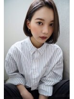 リル 西宮(LiL')&nbsp;【LiL'西宮】ナチュラル_耳かけ大人ボブ