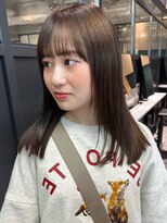 アイティーバイアルバム 松戸店(IT by ALBUM)&nbsp;エモージュ美髪グレージュカラーレイヤーロング_ba487461