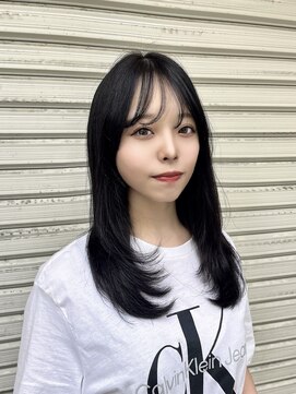 ロンドローズ 名古屋(Lond damaskRose) 顔周り ボブ 韓国 レイヤー ダブルカラー 名駅 リタッチ 401