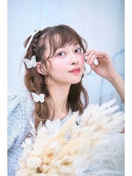 ヘアメイクサロンシャルメ(Hair Make Salon CHARMER) 編み込みハーフツイン