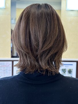 アントワープトーキョー(antwerp TOKYO) 30代40代50代外ハネボブレイヤー髪質改善酸性ストレート縮毛矯正