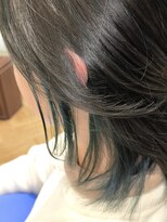 オラ ボーテ(Aura Beaute)&nbsp;イヤリングカラーナチュラルターコイズブルーウルフ