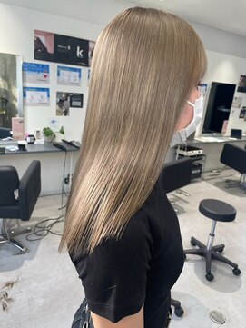 キング 枚方店(K!ng) 縮毛矯正髪質改善ハイライトレイヤーカット枚方美容室エクステ