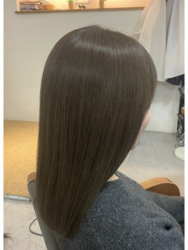 エフフォーユアヘアー(F for your hair) 100％ケラチントリートメントカラー×オリーブグレージュ