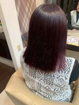 ヘアショップエヌアンドエー 久喜 栗橋店(hairshop N&A) ピンクブラウンでつくる愛されセミロング/秋カラー/髪質改善