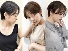【keshikiカット】人気のショート＆ボブスタイル♪骨格やクセを考慮し、毎日楽に簡単に360度可愛いヘアに☆