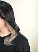 前髪/アンブレラカラー/こなれミディ/イメチェン/ウェーブパーマ