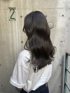 ニコフクオカヘアーメイク(NIKO Fukuoka Hair Make) 福岡天神/大人かわいい/赤み消し/オリーブカラー/前髪カット