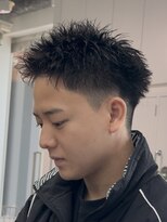 フィフス 天神大名(fifth) 福岡大名メンズパーマスパイキーショートスパイキーパーマ30代