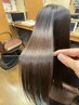 【学割U24】圧倒的ツヤ感METEOストレート+メテオカラー*リタッチ＝3000円引き