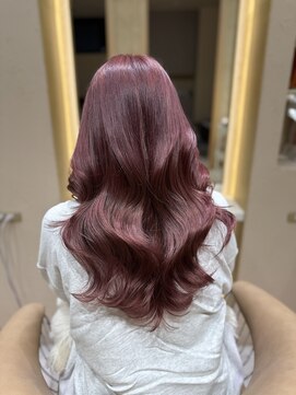 プアメリア 名古屋(Puamelia) ブリーチ/ラベンダーピンク/艶カラー/髪質改善
