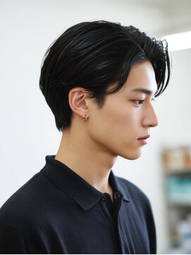 ニュアンスパーマ/フェザーパーマ/メンズカット/韓国男子