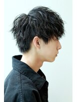 リップスヘアー 千葉(LIPPS hair) くしゃっと波巻きマッシュ