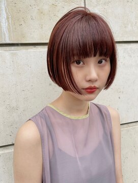 トリッカ 銀座(tricca) ボブ/ショートボブ/顔周り/ブリーチなしカラー