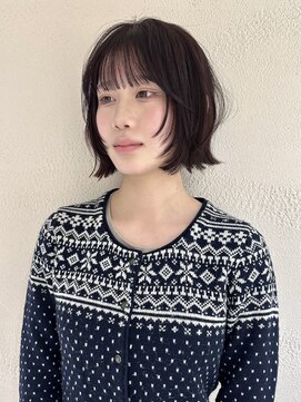 サイン 渋谷(SIGN) 韓国ヘアハッシュカットレイヤーカットブリーチ無し韓国ボブ渋谷