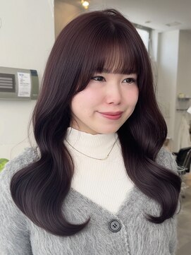 ビュー フクオカ(VIEW FUKUOKA) ラベンダー/セミロング/顔周り/レイヤー/くびれ巻き