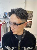 メンズカットフェードスキンフェード毛流れパーマピンパーマ