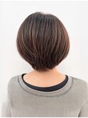 ★40代50代60代/ショートパーマ/くびれヘア/似合わせカット/小顔