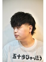 髪工房ケンズ 上新庄(髪工房ken's) マレット風ウルフ