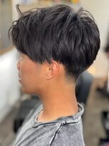 ホーミーズ 横須賀中央店(homies)&nbsp;ツーブロック 刈り上げ マッシュショート 黒髪 20代 ビジネス