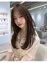 ケシキ 表参道 原宿(kesiki.)&nbsp;くびれレイヤー顔周りカットハッシュカットワンホンレイヤー