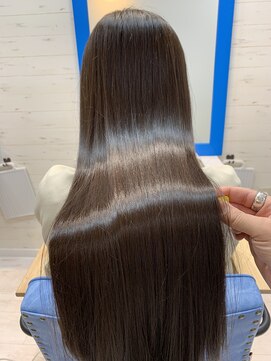スローライフヘアーデザインアンドスパラウンジ(Slow life Hair design spa lounge) 潤ツヤロング 高濃度水素質感矯正ミネコラダブル