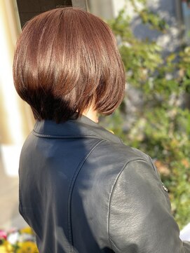 ルシア(LUCIA) ピンクベージュボブ★