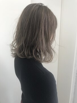 ヘアーデザイン シュシュ(hair design Chou Chou by Yone) ダークオリーブグレージュ＆ボブ♪コテ巻きパーマ