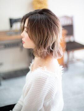 プロデュース 相模原店(Produce) 大人かわいい♪ハイライトカラー♪オリーブカラー