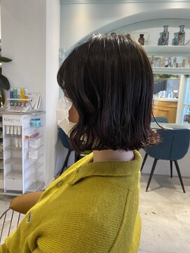 ロンド シャルム 吉祥寺(Lond charme) Lond charme【丹野翔太】外ハネ切りっぱなしボブ