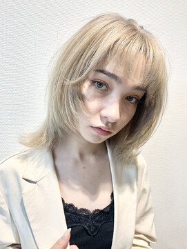 ココ 原宿(KOKO) 【KOKO_TOKYO】#ボブルフ#ショコラベージュ#ベビーバング#カール