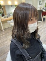 庵 ヘアー(hair) アッシュグレイ（耳野）