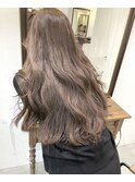 透明感グレージュ