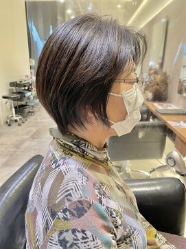 シェル 国分寺(shell) グレージュカラー/ボブウルフ/黒髪/ココアベージュ